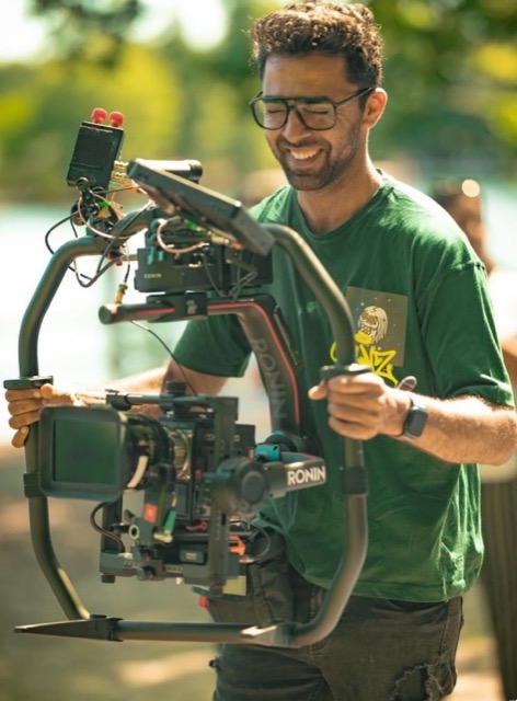 Arman Khan on set
