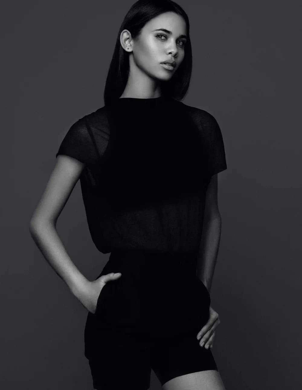 Model test photograph